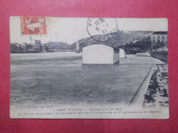 Carte Postale - VIENNE (38) - Inondations De 1910 - Entrepôts Cie Générale De Navigation (5133) - Inundaciones