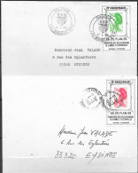 Curiosité Porte Timbre 20 Anniversaire D'AS.CO.FLAM.ES - Storia Postale