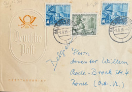DDR  Zegelnrs 479 - 480 Eerste Dag Brief - 1950-1970