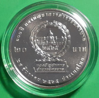 Thailand 20 Baht 2022, 100 Years Of Metropolitan Police Bureau, KM Y#New, Unc Capsuled - Thailand