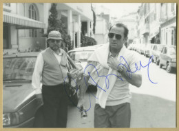 Claude Brasseur (1936-2020) - Rare Photo Signée En Personne - Cannes 1980 - Attori E Comici 
