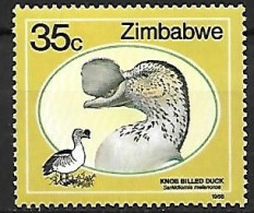 Zimbabwe - MNH ** 1988 :  Knob-billed Duck   - Sarkidiornis Melanotos - Ducks