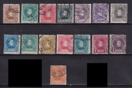 1901 SERIE ALFONSO XIII CADETE COMPLETA USADA. 162 €. VER - Used Stamps