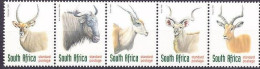 South Africa Afrique Du Sud 1998 Yvertn° 998-1002 *** MNH  Faune Antilopes - Ongebruikt