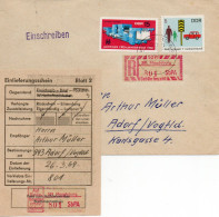 DDR 1969. Einschreibemarke Magdeburg SbPA Gebr., EM 2B-301I(1) Brief - Etiquettes De Recommandé