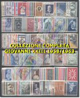 1958/1963 - ** Giro Completo Di Papa Giovanni XXIII 129 Valori - Années Complètes