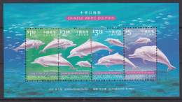 HONG KONG 1999 - "Chinese White Dolphin" Souvenir Sheet -MNH- - Blocchi & Foglietti