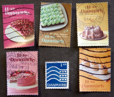 Denmark 2021 Gastronomy. Cakes Minr.2027-31+1973 (lot G 1411 ) - Usados