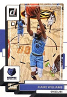 160 Ziaire Williams - Memphis Grizzlies - Panini NBA Donruss Carte Basketball 2022-2023 - Autres & Non Classés