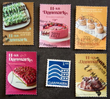 Denmark 2021 Gastronomy. Cakes Minr.2027-31+1973 (lot G 1441 ) - Gebraucht