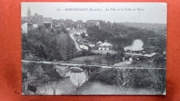 CPA (49)  Montrevault. Le Ville Et La Vallée De L'Evre .  (4A.n°1243)d - Montrevault