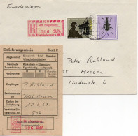 DDR 1969. Einschreibemarke Magdeburg SbPA Gebr., EM 2B-301I(1) Brief - Aangetekende Etiketten