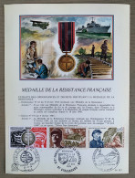 Plaquette Médaille De La Résistance Française, Paris Strasbourg Belfort 1974 - Militaria