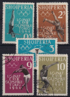 ALBANIA 1962 - Canceled - Mi 657-661A - Albanien