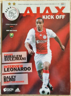 Programme Ajax Amsterdam - ADO Den Haag - 28.12.08 - KNVB Eredivisie - Football Soccer Fussball Calcio Programm - Books