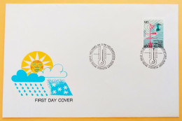 Finland FDC 1988 - 150 Years Of Meteorological Institute - MiNo 1047 - FDC