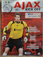 Programme Ajax Amsterdam - Feyenoord - 15.02.09 - KNVB Eredivisie - Football Soccer Fussball Calcio Programm - Livres