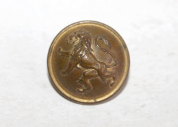 BOUTON UNIFORME MILITAIRE BELGIQUE LION LEOPARD BATAILLON D'ADMINISTRATION BELGE / ANTIQUE BUTTON BELGIUM   (2203.394) - Knoppen