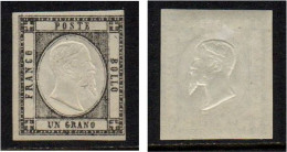 Province Napoletane 1861 - Effigie V.E.II 1 Grano - Lievissima Traccia Linguella - MVLH* - Napoli