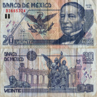 Mexico / 20 Pesos / 1998 / P-106(c) / VF - Mexico