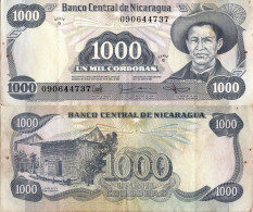 Nicaragua / 1.000 Cordobas / 1985 / P-145(a) / VF - Nicaragua