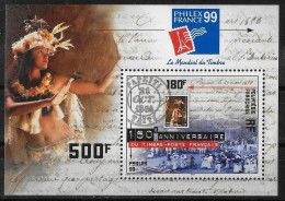 POLYNESIE FRANCAISE - PHILEXFRANCE 99 - BF 24 - NEUF** MNH - Blocs-feuillets