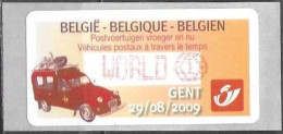 Belgium Belgique Belgien 2009 ATM Machine Stamp Gent Citroen 2CV Mi. No. 67 "World 1" MNH Neuf ** Postfrisch - Nuevos