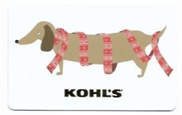 Kohl's, U.S.A., Carte Cadeau Pour Collection, Sans Valeur, # Kohls-142 - Tarjetas De Fidelización Y De Regalo