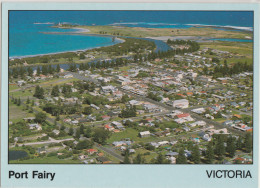 Australia VICTORIA VIC Aerial View Of PORT FAIRY Covell CP103 Postcard C1970s - Altri & Non Classificati