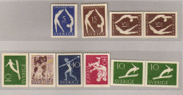 Suede - (1949-53) -  Education Physique - Athletisme -   Neufs** - MNH - Ungebraucht