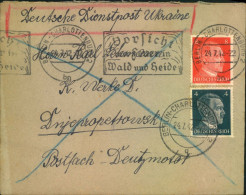 1942, "DT: BESETZUNG UKRAINE" Brief Aus Berlin-Charlottenburg Nach Dnjpropetrowsk - Feldpost 2e Wereldoorlog