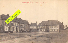 CPA 59 THIENNES LA PLACE ET L'ECOLE N.D. DU JOYEL - Sonstige & Ohne Zuordnung