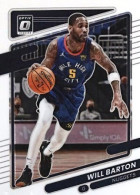 61 Will Barton - Denver Nuggets- Panini NBA Donruss Optic Carte Basketball 2021-2022 - Otros & Sin Clasificación