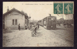 CPA 38 - CHATONNAY - LA GARE - Châtonnay