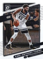 87 Karl-Anthony Towns - Minnesota Timberwolves- Panini NBA Donruss Optic Carte Basketball 2021-2022 - Altri & Non Classificati