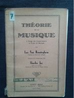 VAN BRANTEGHEM THEORIE DE LA MUSIQUE CHARLES JAY SOLFEGE COMPOSITION - Otros & Sin Clasificación