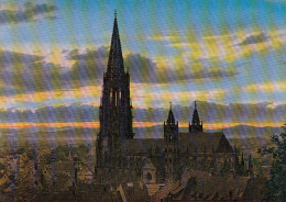Freiburg I.Br., Münster Im Abendlicht Ngl #E1860 - Sculture