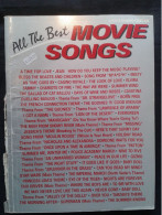 ALL THE BEST MOVIE SONGS PARTITION DE MUSIQUES DE FILM WARNER BROS PUBLICATIONS - Compositori Di Musica Di Cinema