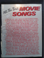 ALL THE BEST MOVIE SONGS PARTITION DE MUSIQUES DE FILM WARNER BROS PUBLICATIONS - Componisten Van Filmmuziek