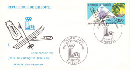 Djibouti A 134 Fdc JO Lake Placid 80 USA - Hiver 1980: Lake Placid