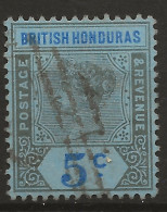 British Honduras, 1891, SG  55, Used - Honduras Britannico (...-1970)