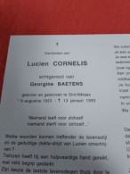 Doodsprentje Lucien Cornelis / Sint Niklaas 9/8/1923 - 13/1/1993 ( Georgine Baetens ) - Religion & Esotérisme