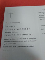 Doodsprentje Alfons Verresen / Ekeren 7/5/1915 Brasschaat 24/1/1993 ( Paulina Regemortel ) - Religion & Esotérisme