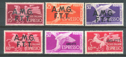 TRIESTE A 1947-52 ESPRESSI GIRO COMPLETO** MNH - Poste Exprèsse