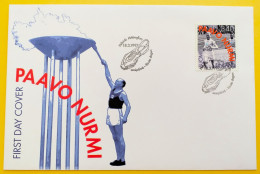 Finland FDC 1997 - 100th Birthday Of Paavo Nurmi, Long Distance Run - Sport - MiNo 1382 - FDC