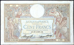 FRANCE * 100 Francs * LOM * 27/05/1937 * Fay 24.16 * Etat/Grade TTB/VF - 100 F 1908-1939 ''Luc Olivier Merson''