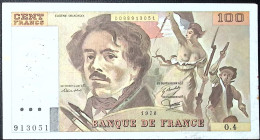 FRANCE * 100 Francs * Delacroix * 1978* Fay 69.01c * Etat/Grade TTB/VF - 100 F 1978-1995 ''Delacroix''