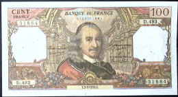 FRANCE * 100 Francs * Corneille * 03/09/1970* Fay 65.32 * Etat/Grade TTB/VF * - 100 F 1964-1979 ''Corneille''