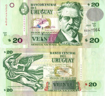 Uruguay / 20 Pesos / 2003 / P-83A(a) / XF - Uruguay