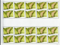 Tonga-Niuafo'ou 2012. Yvert 321-32 X 20 En Pliegos ** MNH Butterflies (VC 1.800€) - Tonga (1970-...)